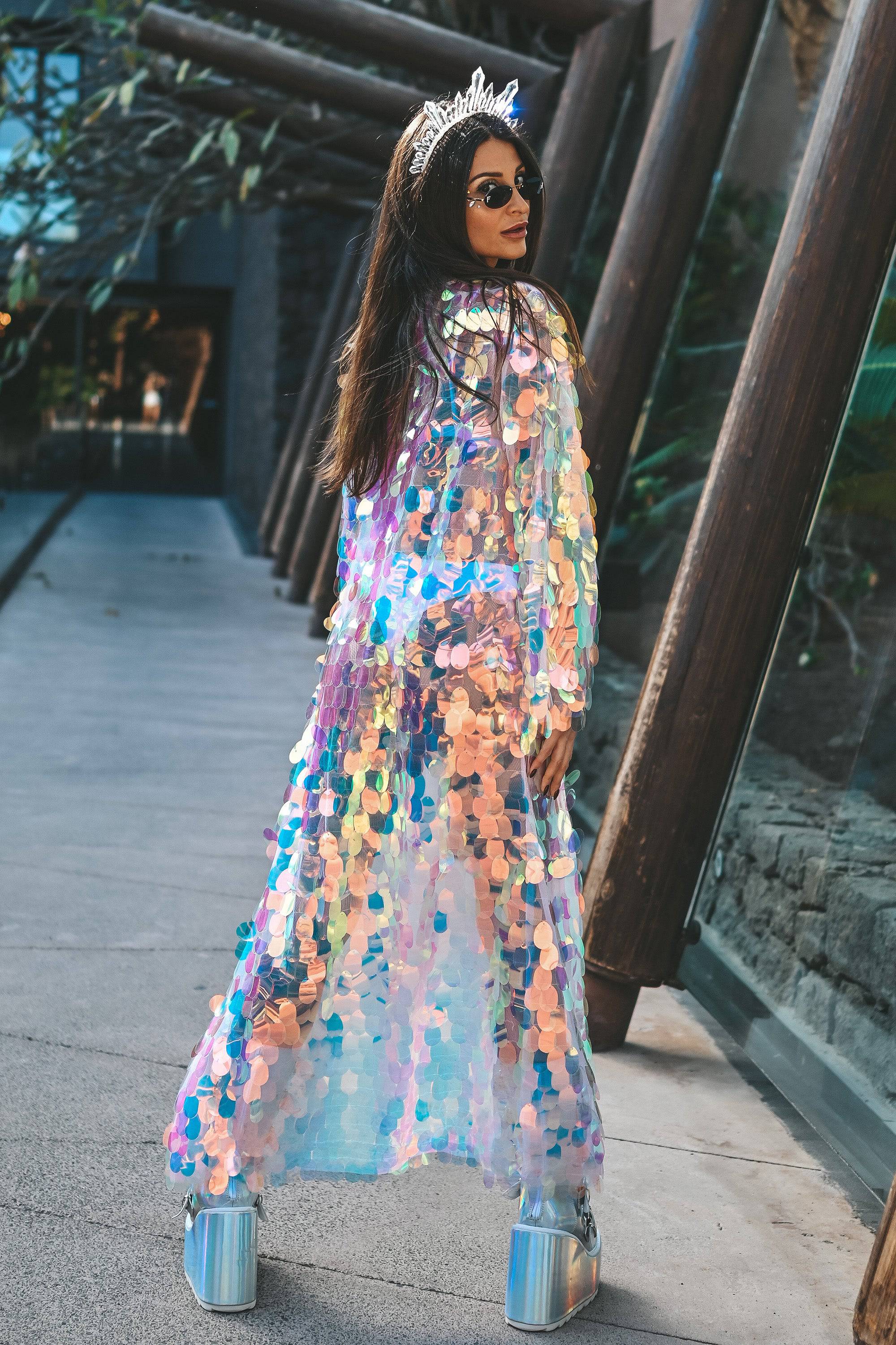 glitter kimono dress Silver Sequin Robe, Shinny Silver Cover-up Duster Kimono Dress, Custom Plus Size Festival Sparkling Sequins Robe, Bridal Sequins Robe