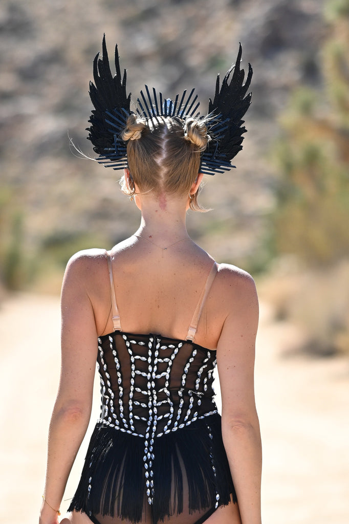 Sola angel crown black - Borninstockholm