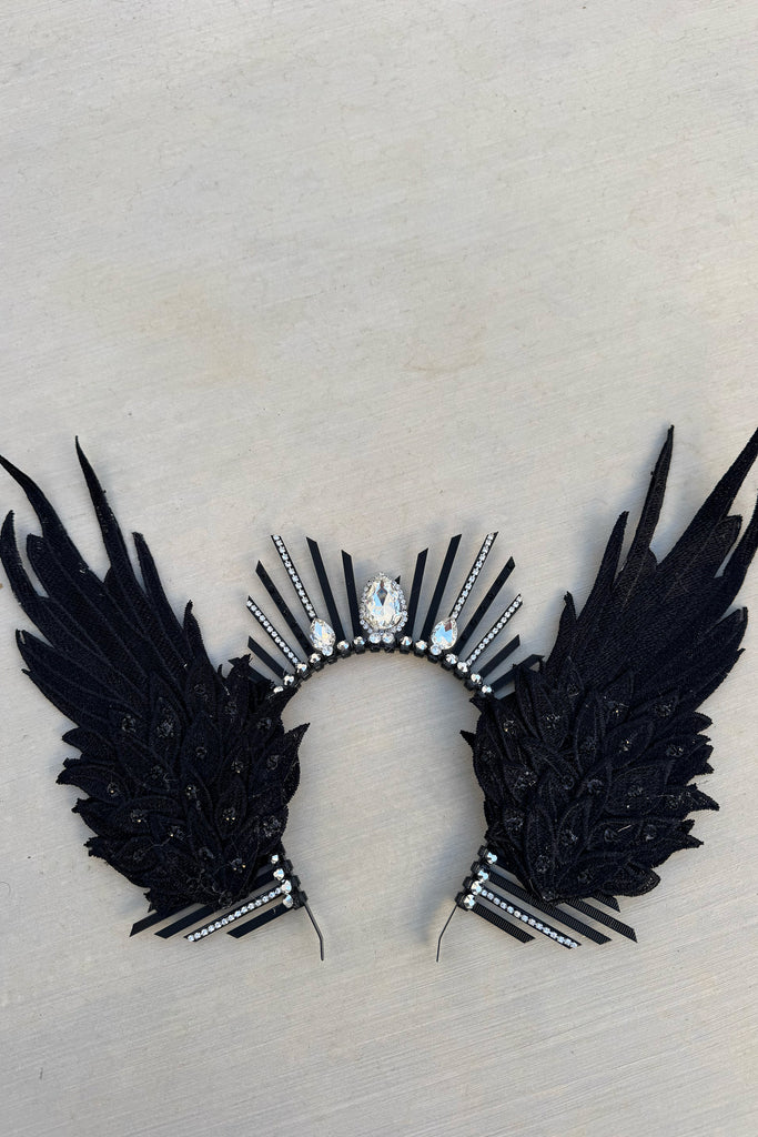 Sola angel crown black - Borninstockholm