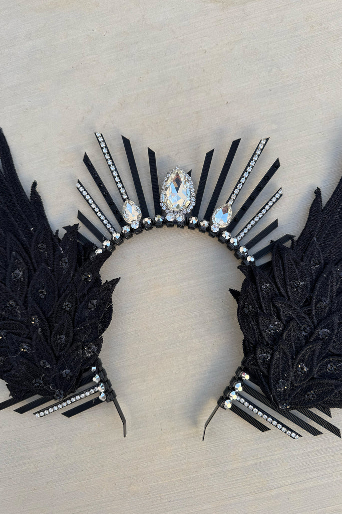 Sola angel crown black - Borninstockholm