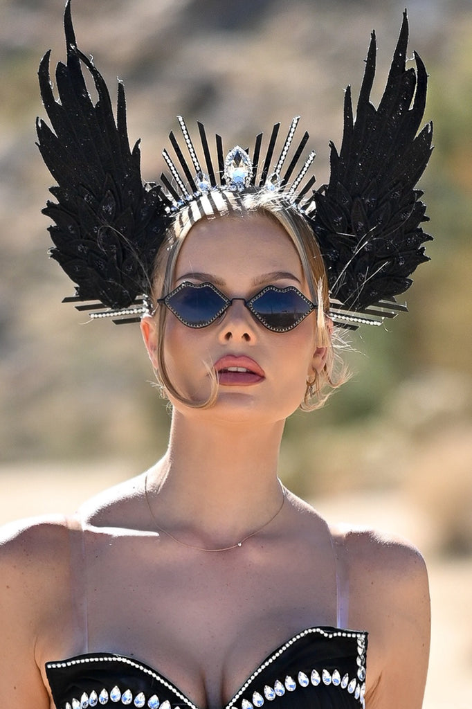 Sola angel crown black - Borninstockholm