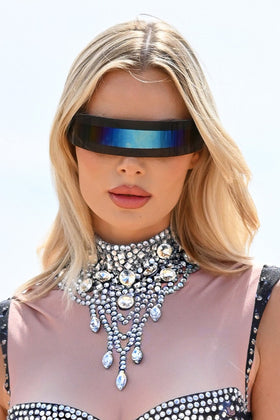 Fernanda rhinestone bodysuit - Borninstockholm