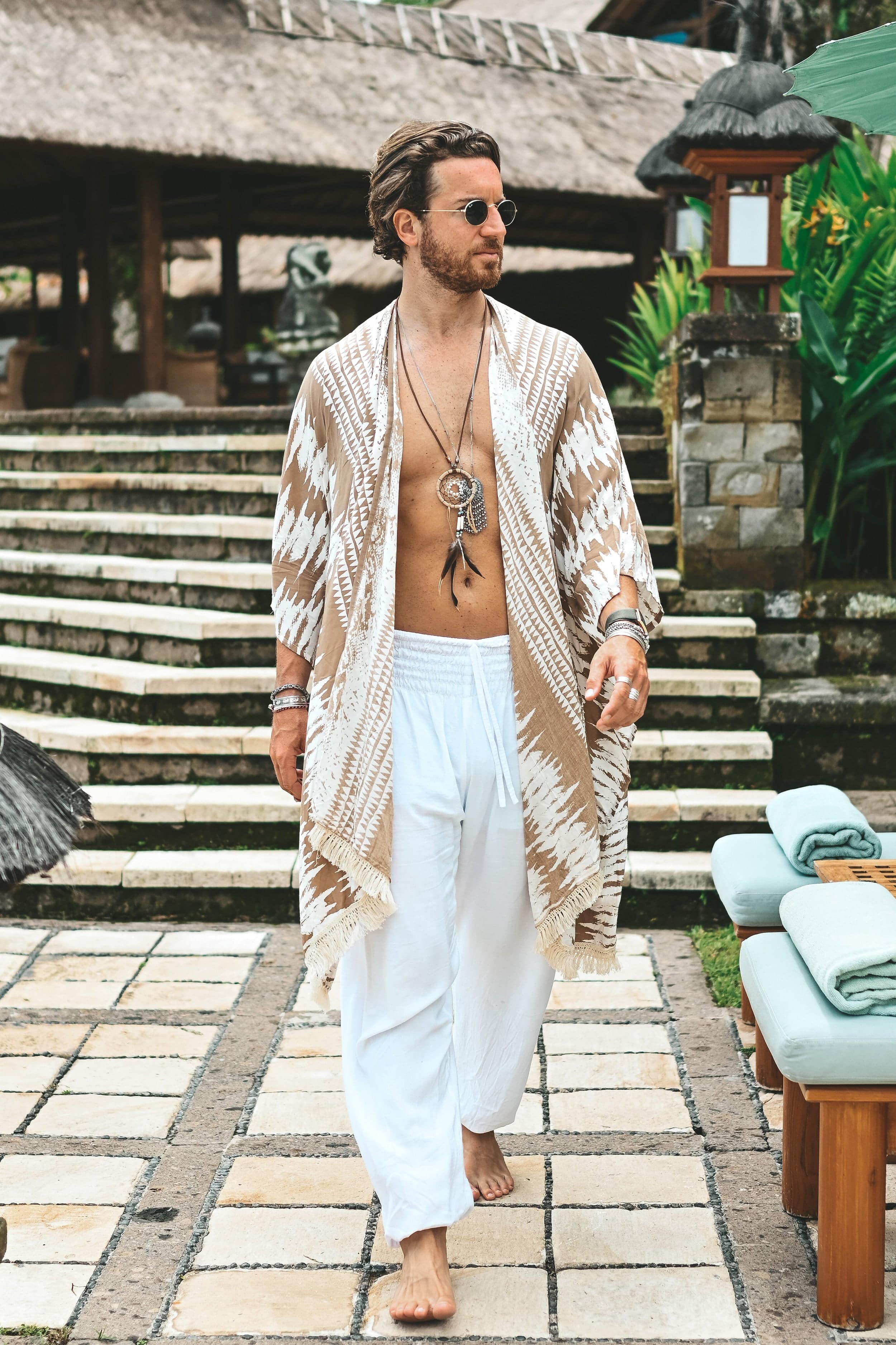 boho dresses for men Bohemian vacation and party outfit Bohemian Wedding Dress Embrace effortless style and Size:32X32 Boody | Racerback Dress