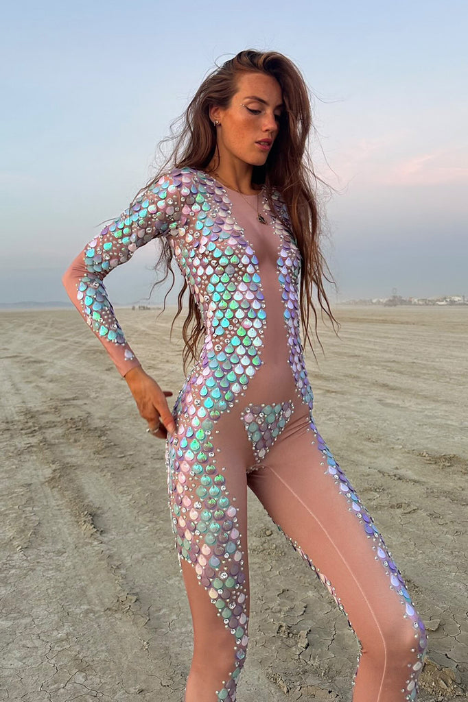 Zinnia sequin mermaid jumpsuit - Borninstockholm