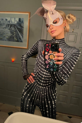 Paris Hilton Pearl Jumpsuit - Borninstockholm