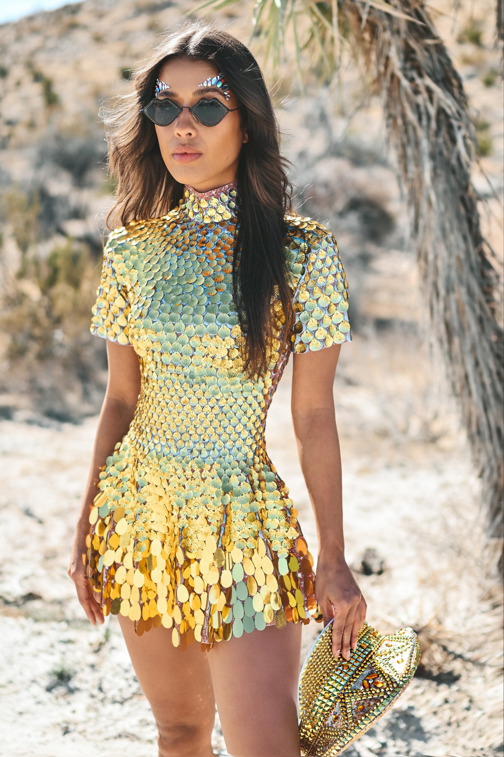 Melanie metallic party dress gold Melanie metallic party dress gold