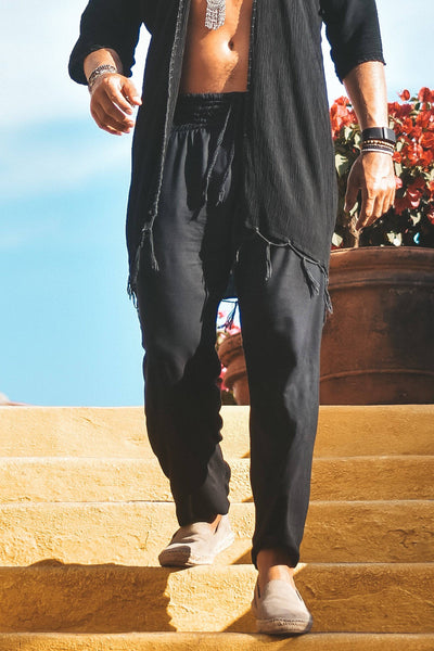 Moremi harem pants black | Luxury & Fast Shipping